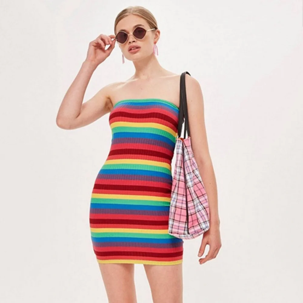 Topshop Bandeau Dress - Picture 1 of 13